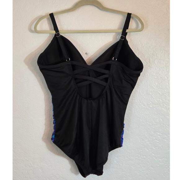 Miraclesuit Women's Temptress‎ One Piece Swimsuit Paka Mayan Size 16 Shaping - Picture 8 of 11